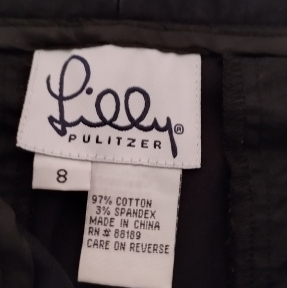 Lilly Pulitzer Black Pants - Picture 2 of 14